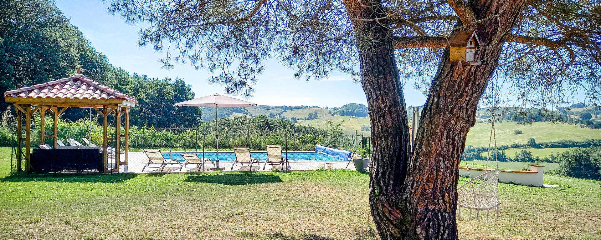 L'éclipse gasconne, jardin, Garravet, Savès, Gers, Gascogne, France