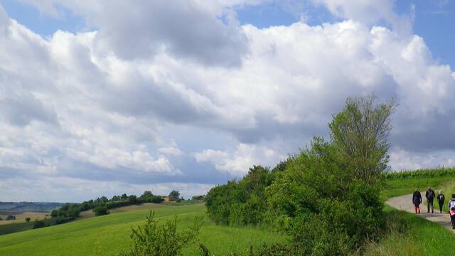 Randonnée. Puylausic, Lombez-Samatan, Savès, Gers, Gascogne, France. 