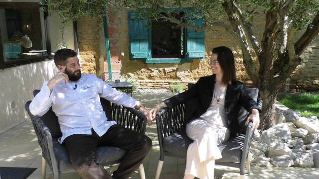 Cynthia Sribick et Julien Razemon, Restaurant la Maison Despouès, Puylausic, Samatan, Lombez, Savès, Gers, Gascogne, France. 