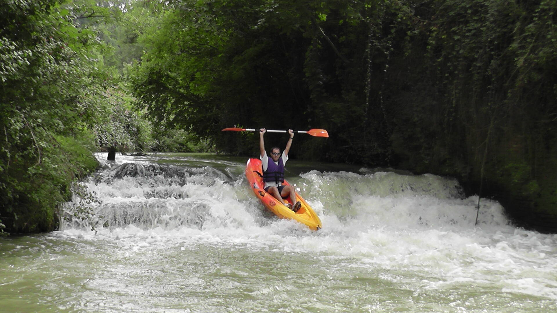 Canoë en Gascogne, Sabaillan, Lombez-Samatan, Savès, Gers, Gascogne, France