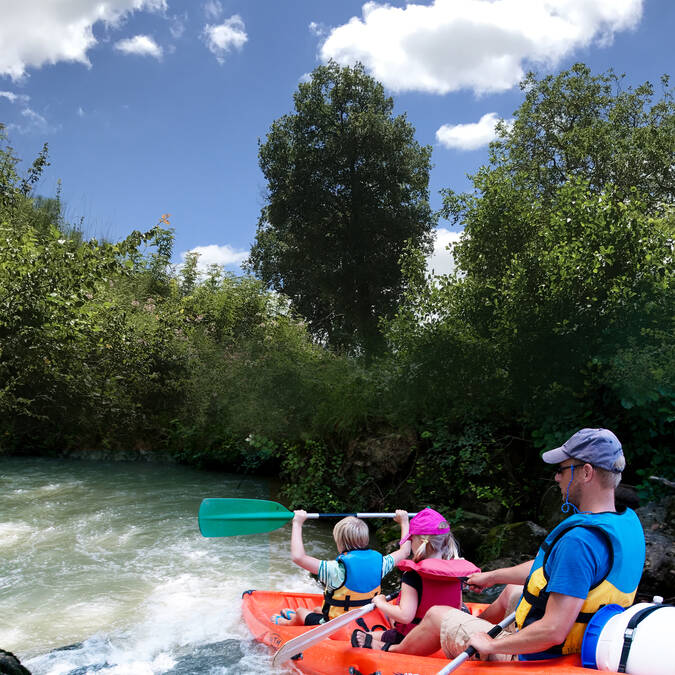 Canoë en Gascogne, Sabaillan, Lombez-Samatan, Savès, Gers, Gascogne, France